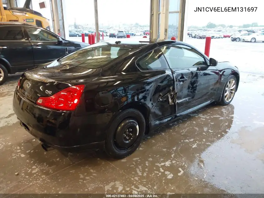 2014 Infiniti Q60 VIN: JN1CV6EL6EM131697 Lot: 42137463