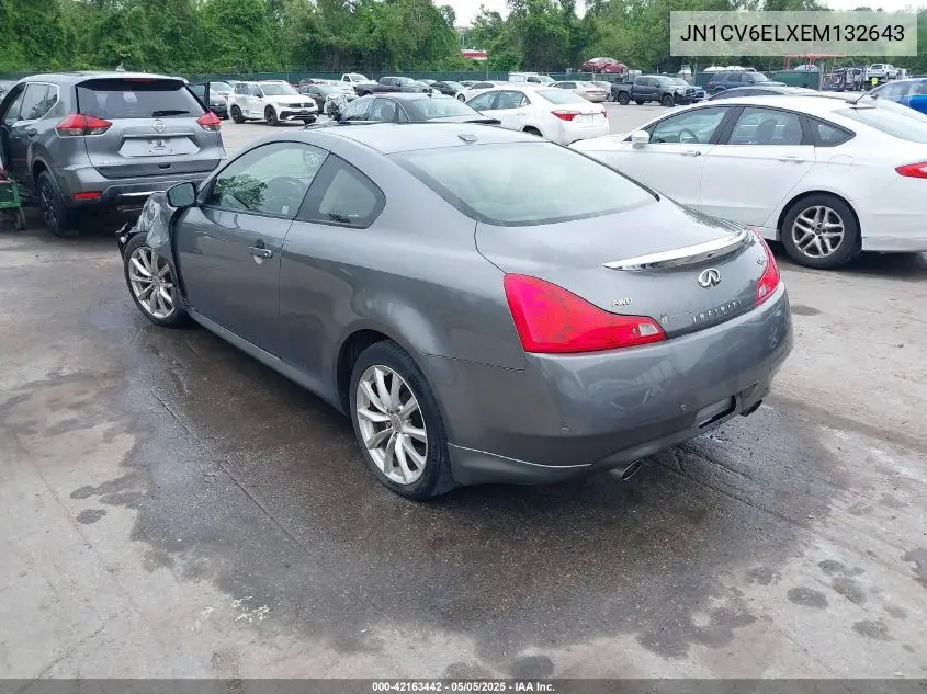 2014 Infiniti Q60 VIN: JN1CV6ELXEM132643 Lot: 42163442