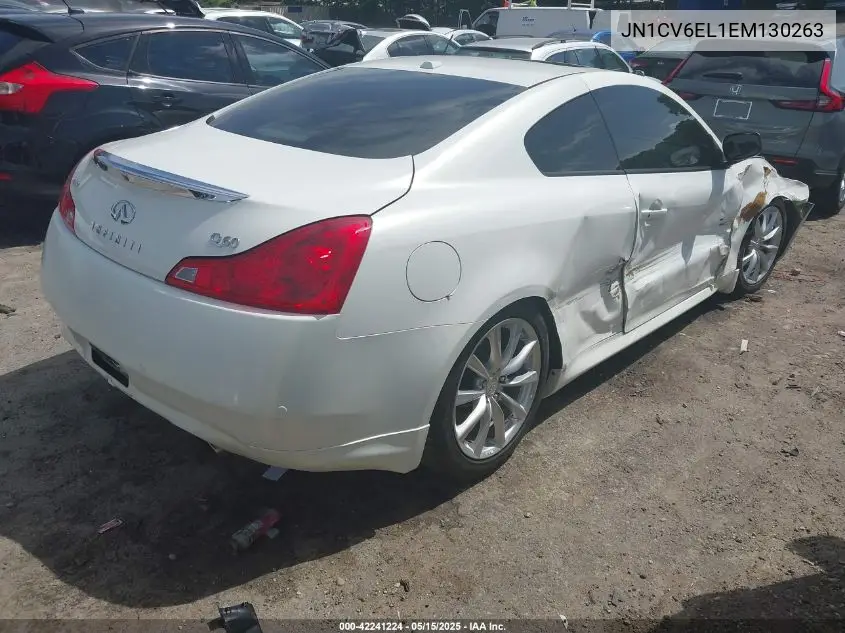 2014 Infiniti Q60 VIN: JN1CV6EL1EM130263 Lot: 42241224