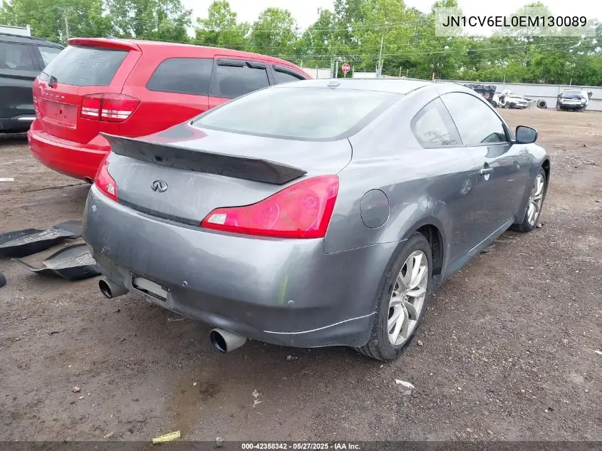 2014 Infiniti Q60 VIN: JN1CV6EL0EM130089 Lot: 42358342