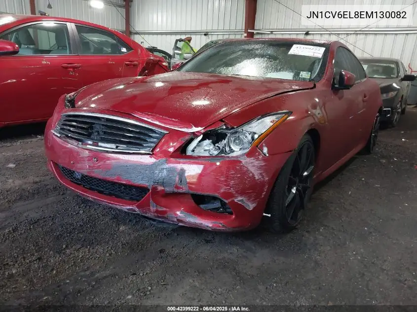 2014 Infiniti Q60 VIN: JN1CV6EL8EM130082 Lot: 42399222