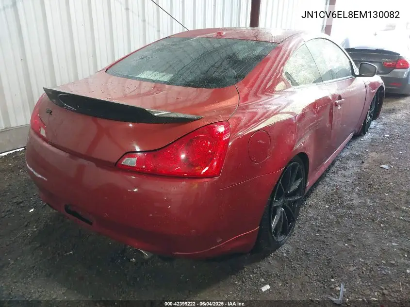 2014 Infiniti Q60 VIN: JN1CV6EL8EM130082 Lot: 42399222