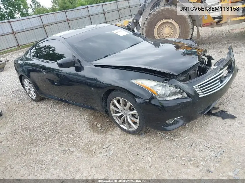 2014 Infiniti Q60 Journey VIN: JN1CV6EK8EM113158 Lot: 42445850