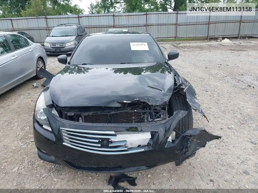 2014 Infiniti Q60 Journey VIN: JN1CV6EK8EM113158 Lot: 42445850