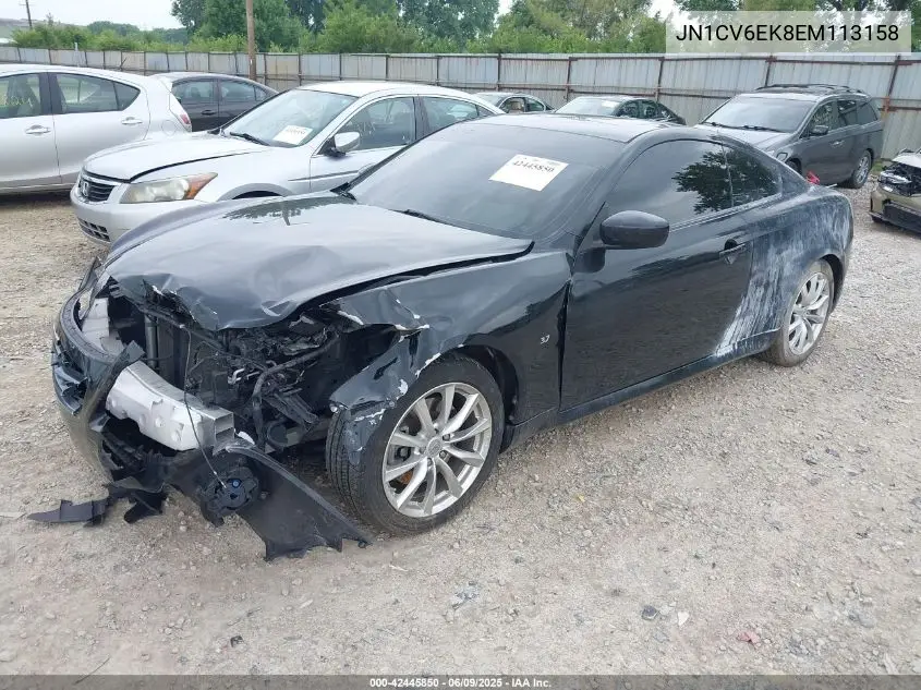 2014 Infiniti Q60 Journey VIN: JN1CV6EK8EM113158 Lot: 42445850