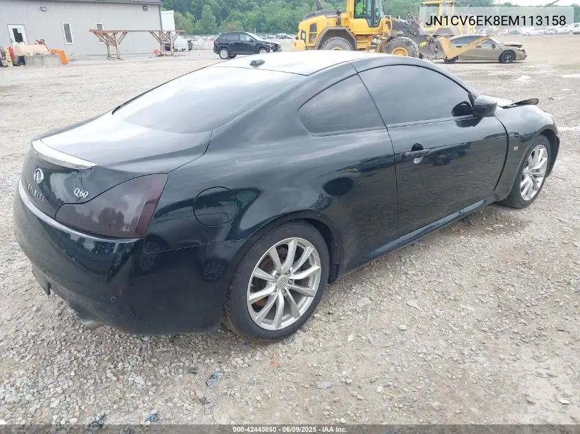 2014 Infiniti Q60 Journey VIN: JN1CV6EK8EM113158 Lot: 42445850