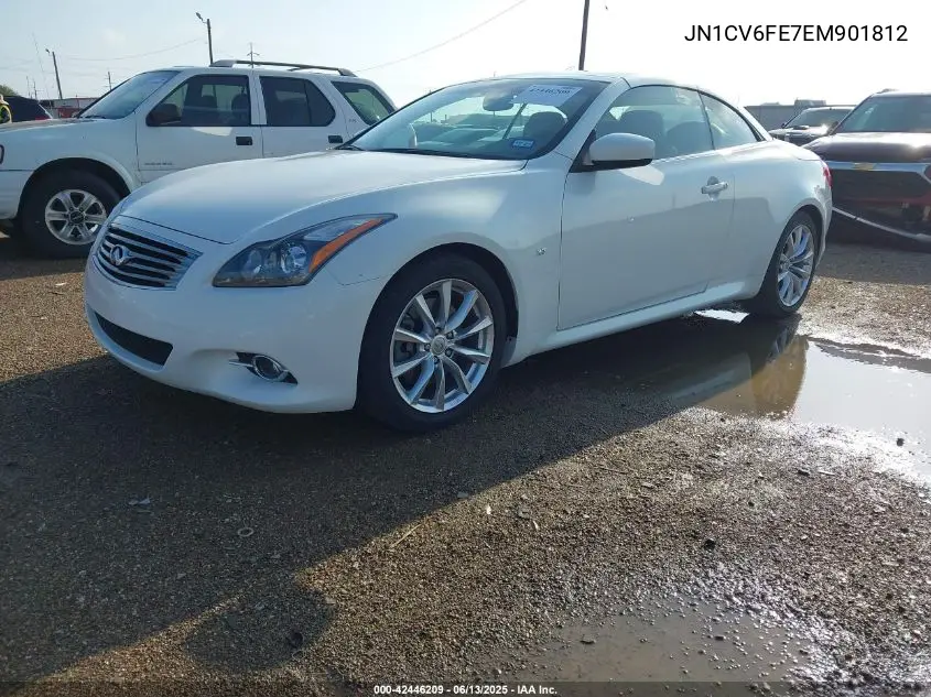 2014 Infiniti Q60 VIN: JN1CV6FE7EM901812 Lot: 42446209