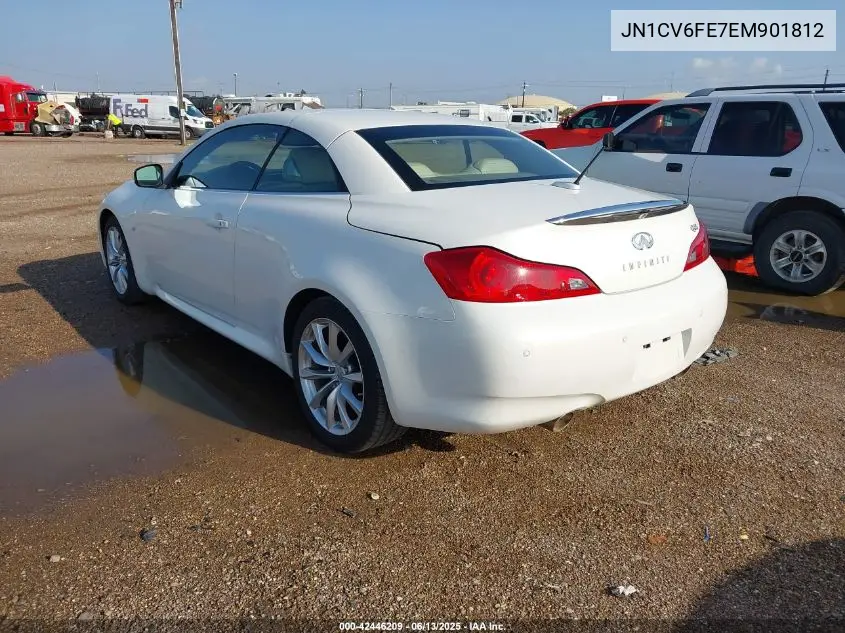 2014 Infiniti Q60 VIN: JN1CV6FE7EM901812 Lot: 42446209