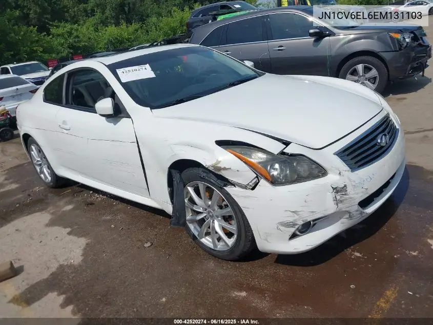 2014 Infiniti Q60 VIN: JN1CV6EL6EM131103 Lot: 42520274