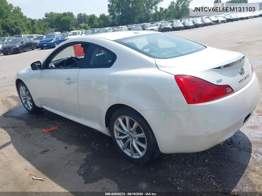 2014 Infiniti Q60 VIN: JN1CV6EL6EM131103 Lot: 42520274