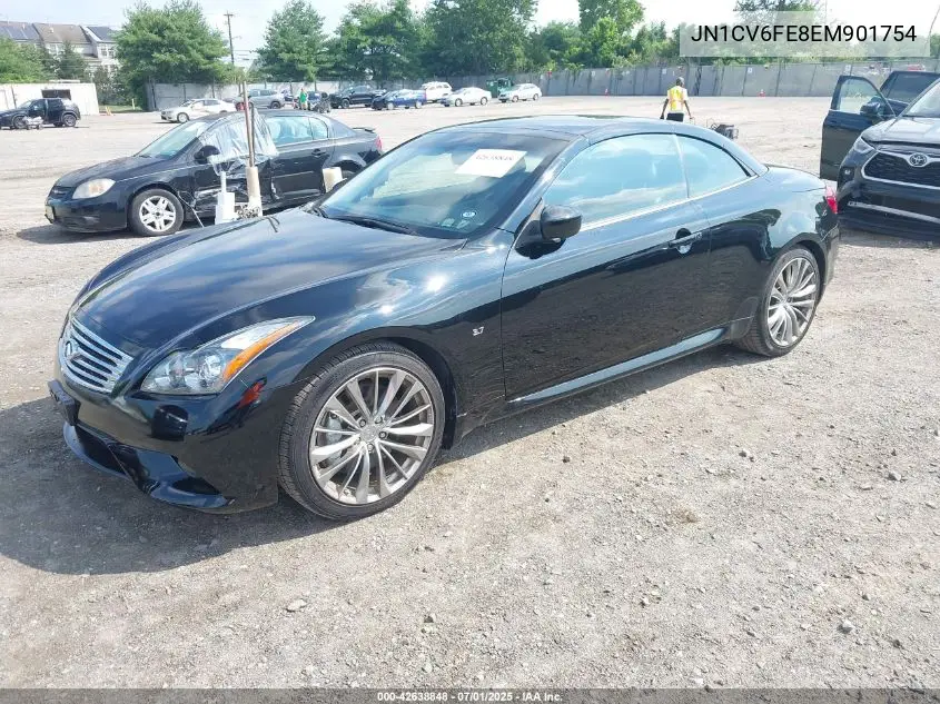 2014 Infiniti Q60 VIN: JN1CV6FE8EM901754 Lot: 42638848