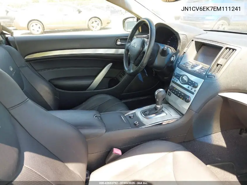2014 Infiniti Q60 Journey VIN: JN1CV6EK7EM111241 Lot: 42653792
