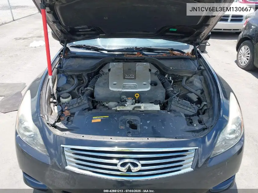 2014 Infiniti Q60 VIN: JN1CV6EL3EM130667 Lot: 42661213