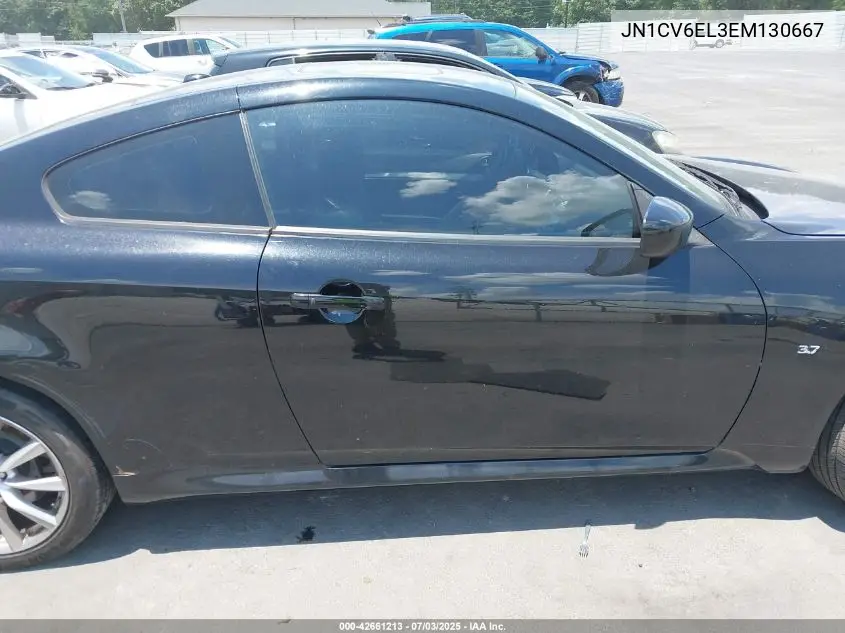 2014 Infiniti Q60 VIN: JN1CV6EL3EM130667 Lot: 42661213