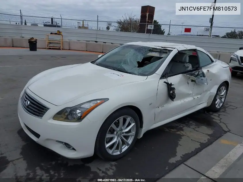 2015 Infiniti Q60 VIN: JN1CV6FE7FM810573 Lot: 42071963