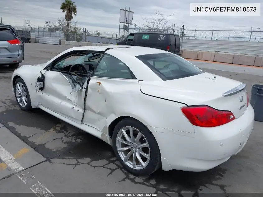 2015 Infiniti Q60 VIN: JN1CV6FE7FM810573 Lot: 42071963