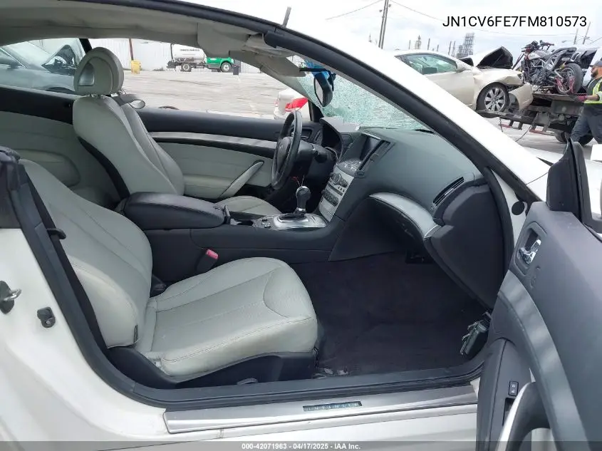 2015 Infiniti Q60 VIN: JN1CV6FE7FM810573 Lot: 42071963