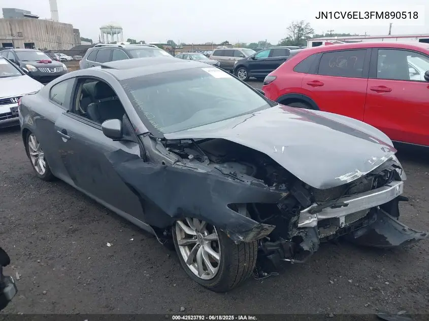 2015 Infiniti Q60 VIN: JN1CV6EL3FM890518 Lot: 42523792