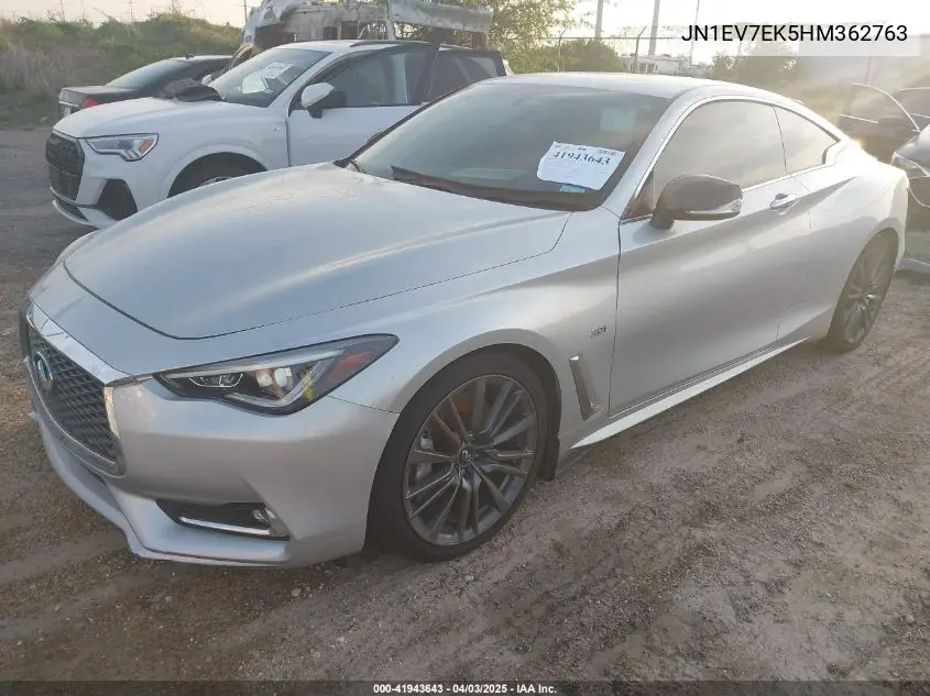 2017 Infiniti Q60 3.0T Sport VIN: JN1EV7EK5HM362763 Lot: 41943643
