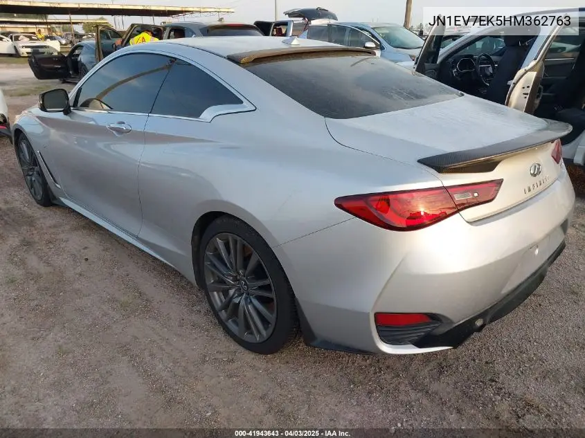 2017 Infiniti Q60 3.0T Sport VIN: JN1EV7EK5HM362763 Lot: 41943643