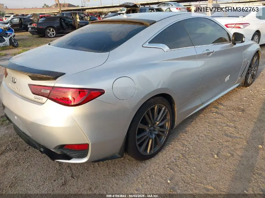 2017 Infiniti Q60 3.0T Sport VIN: JN1EV7EK5HM362763 Lot: 41943643