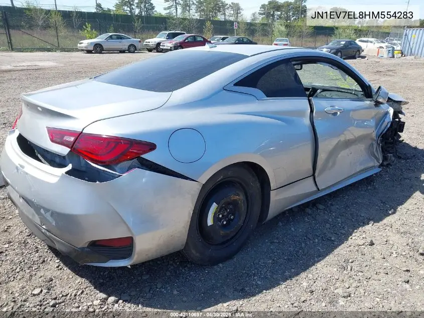 2017 Infiniti Q60 3.0T Premium VIN: JN1EV7EL8HM554283 Lot: 42110697