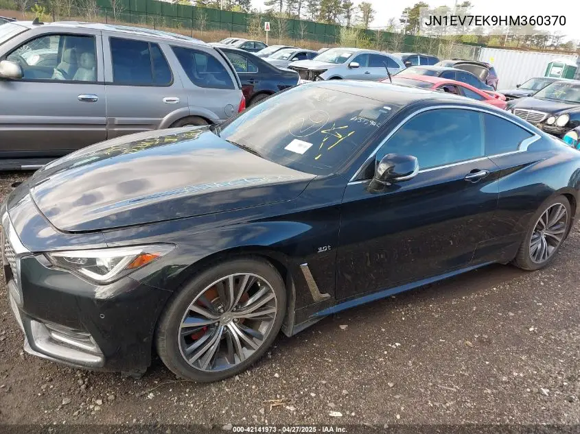 2017 Infiniti Q60 3.0T Premium VIN: JN1EV7EK9HM360370 Lot: 42141973