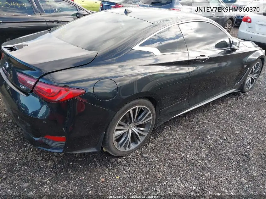 2017 Infiniti Q60 3.0T Premium VIN: JN1EV7EK9HM360370 Lot: 42141973