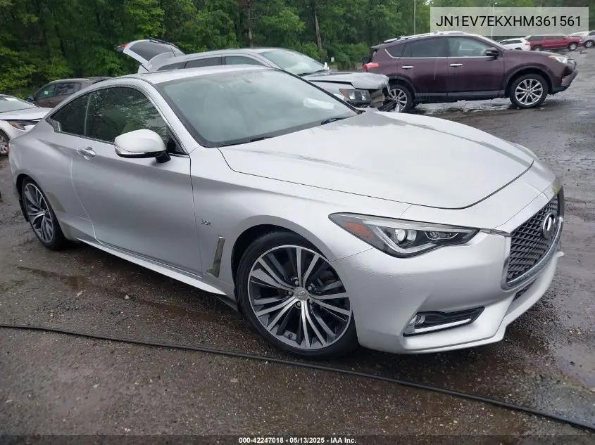 2017 Infiniti Q60 3.0T Premium VIN: JN1EV7EKXHM361561 Lot: 42247018