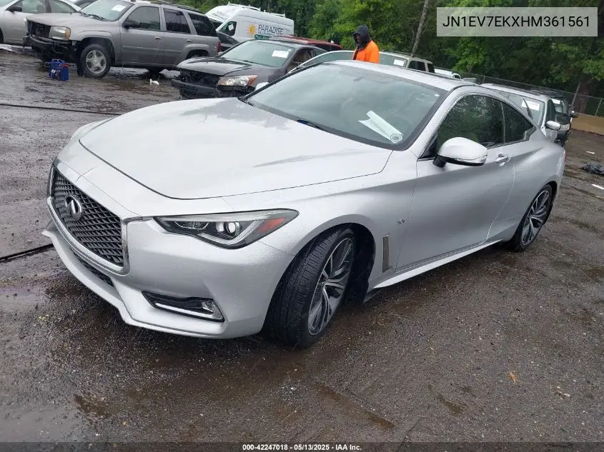 2017 Infiniti Q60 3.0T Premium VIN: JN1EV7EKXHM361561 Lot: 42247018