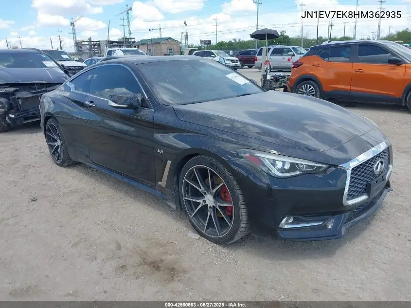 2017 Infiniti Q60 3.0T Premium VIN: JN1EV7EK8HM362935 Lot: 42560663