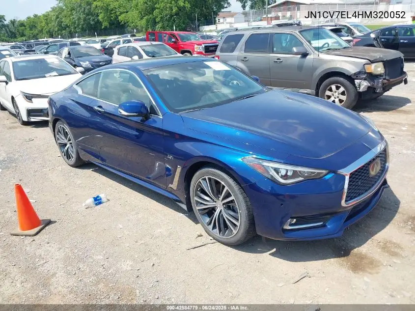 2017 Infiniti Q60 2.0T/2.0T Premium VIN: JN1CV7EL4HM320052 Lot: 42584779