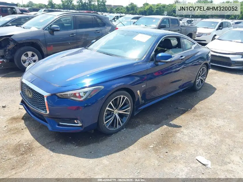 2017 Infiniti Q60 2.0T/2.0T Premium VIN: JN1CV7EL4HM320052 Lot: 42584779