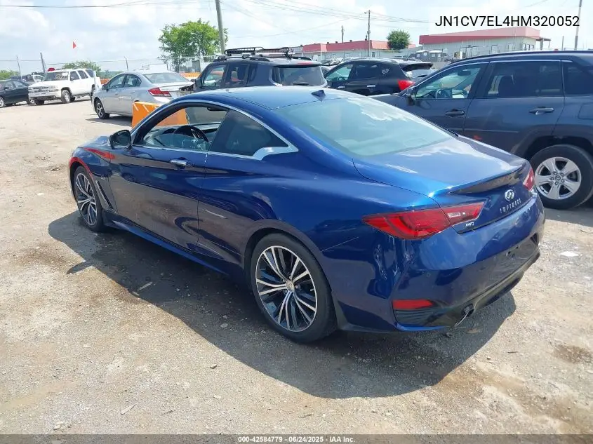 2017 Infiniti Q60 2.0T/2.0T Premium VIN: JN1CV7EL4HM320052 Lot: 42584779