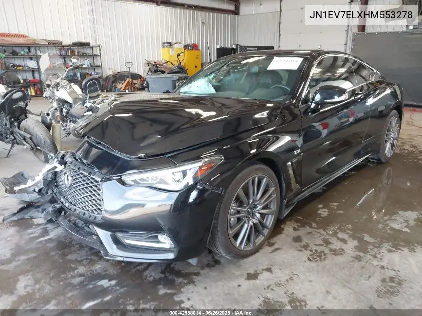 2017 Infiniti Q60 3.0T Sport VIN: JN1EV7ELXHM553278 Lot: 42588014