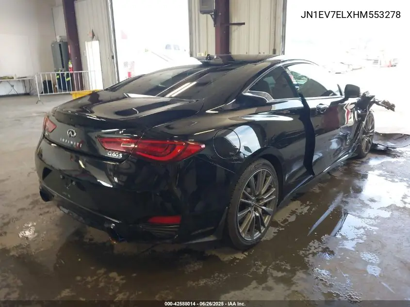 2017 Infiniti Q60 3.0T Sport VIN: JN1EV7ELXHM553278 Lot: 42588014