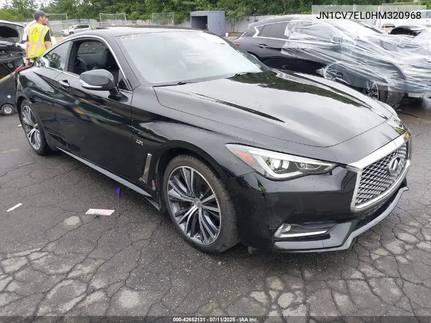 2017 Infiniti Q60 2.0T Premium VIN: JN1CV7EL0HM320968 Lot: 42652131