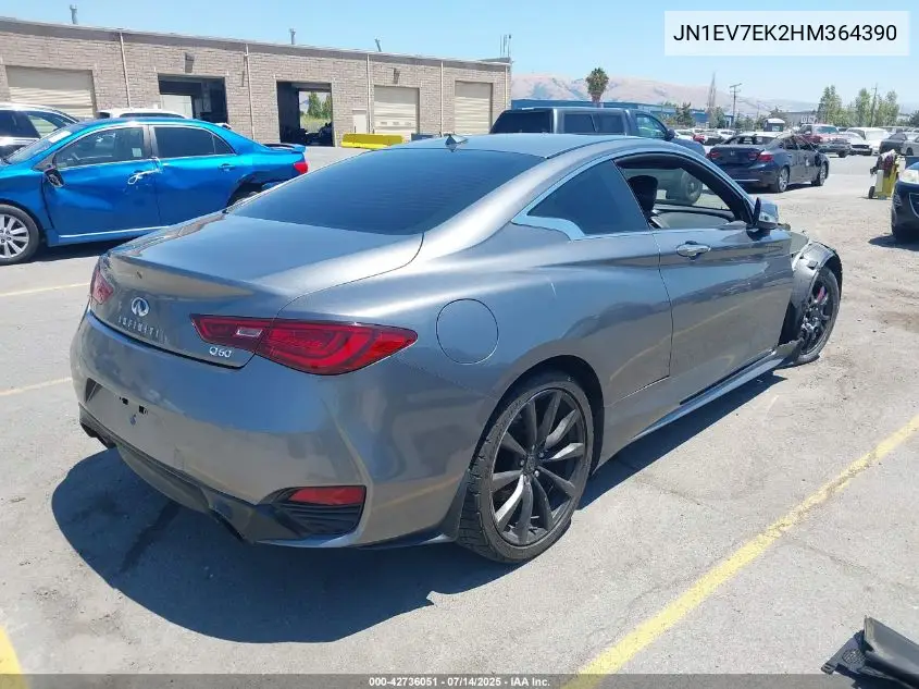 2017 Infiniti Q60 3.0T Premium VIN: JN1EV7EK2HM364390 Lot: 42736051