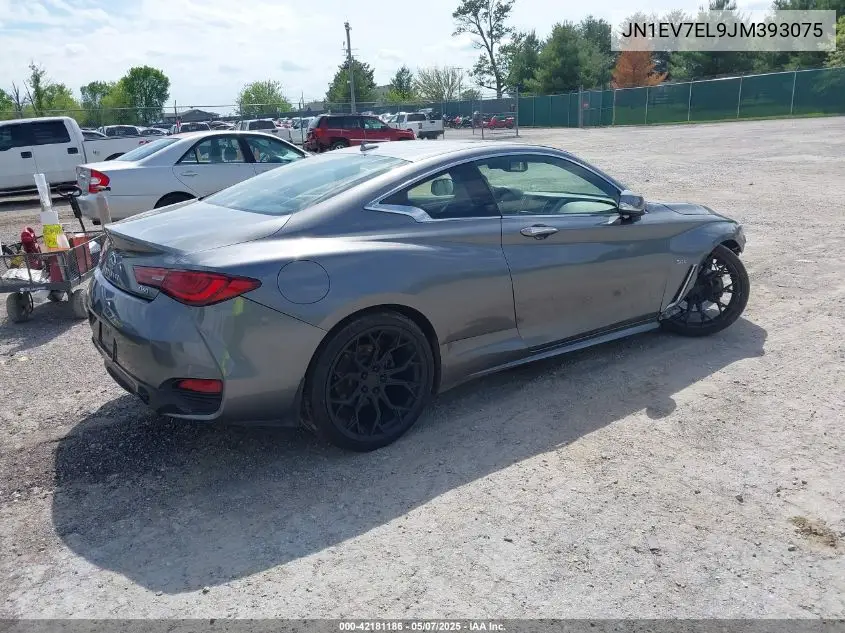 2018 Infiniti Q60 3.0T Luxe VIN: JN1EV7EL9JM393075 Lot: 42181186