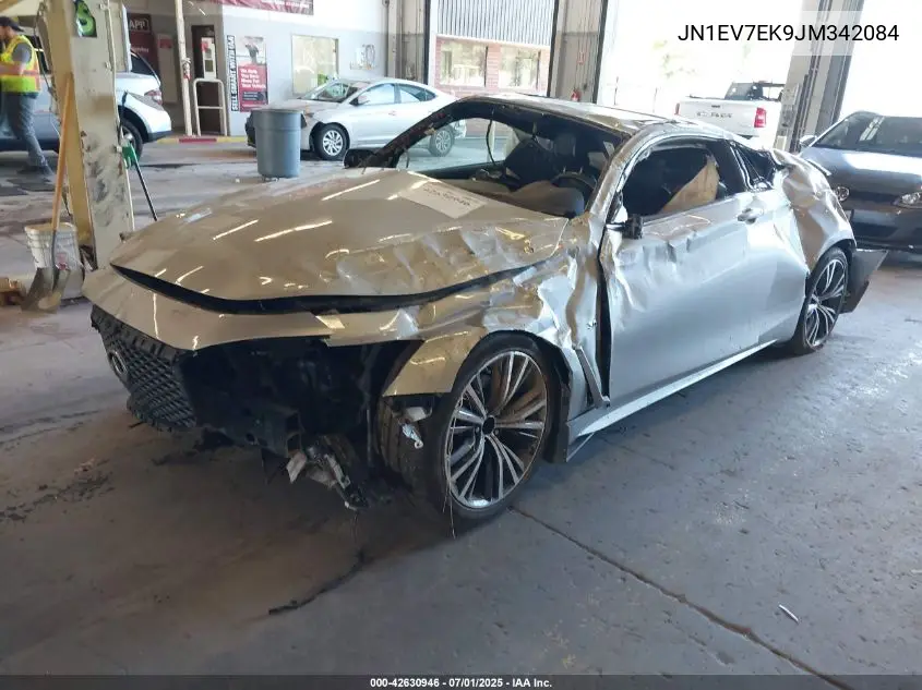 2018 Infiniti Q60 3.0T Luxe VIN: JN1EV7EK9JM342084 Lot: 42630946