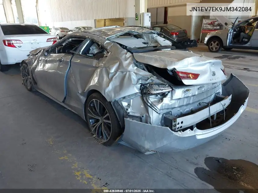 2018 Infiniti Q60 3.0T Luxe VIN: JN1EV7EK9JM342084 Lot: 42630946