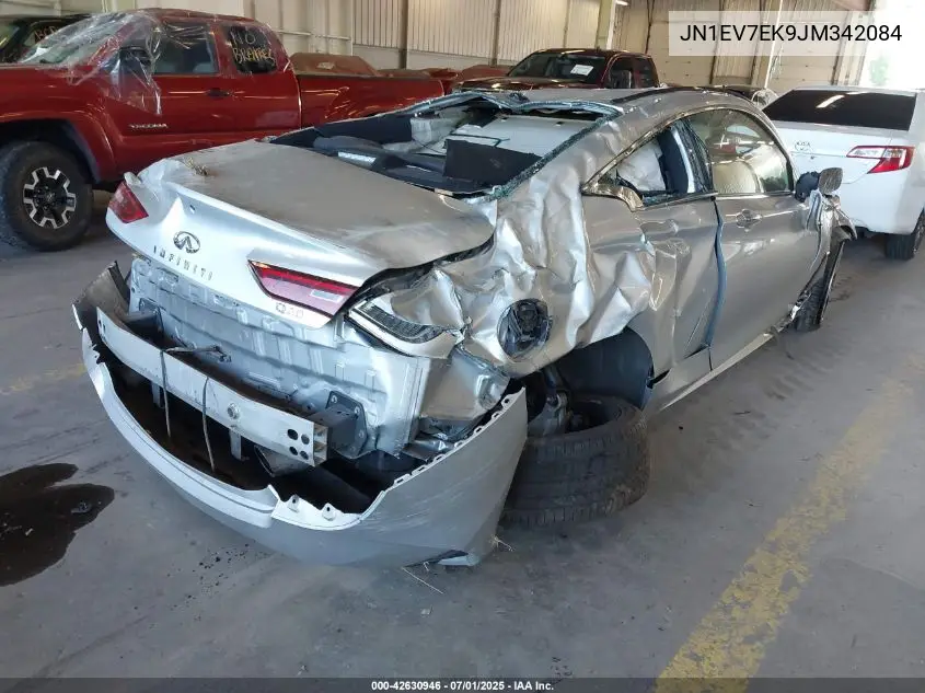 2018 Infiniti Q60 3.0T Luxe VIN: JN1EV7EK9JM342084 Lot: 42630946