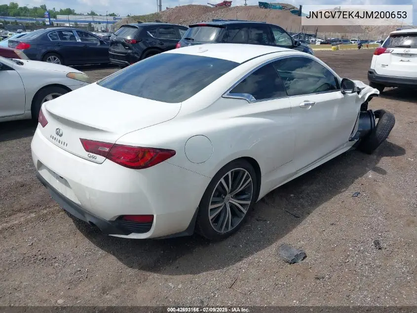 2018 Infiniti Q60 2.0T Pure VIN: JN1CV7EK4JM200653 Lot: 42693166