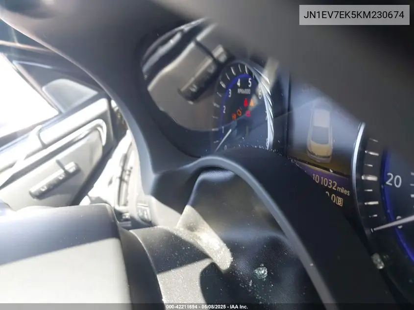 2019 Infiniti Q60 3.0T Luxe VIN: JN1EV7EK5KM230674 Lot: 42211694