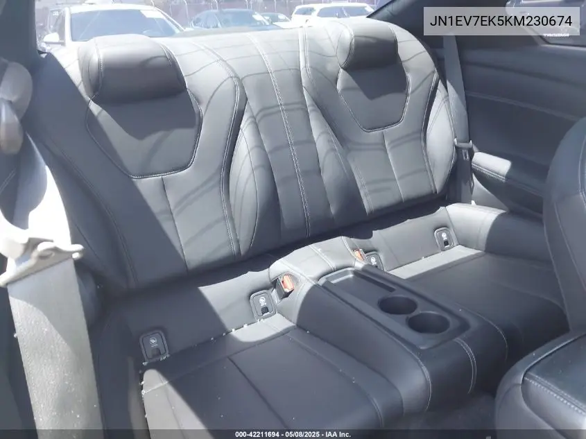 2019 Infiniti Q60 3.0T Luxe VIN: JN1EV7EK5KM230674 Lot: 42211694