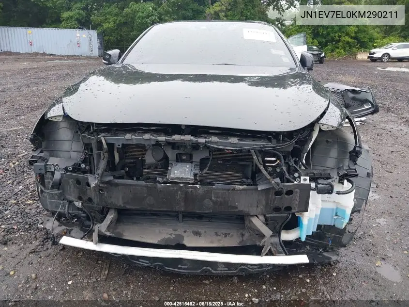 2019 Infiniti Q60 3.0T Luxe VIN: JN1EV7EL0KM290211 Lot: 42515482