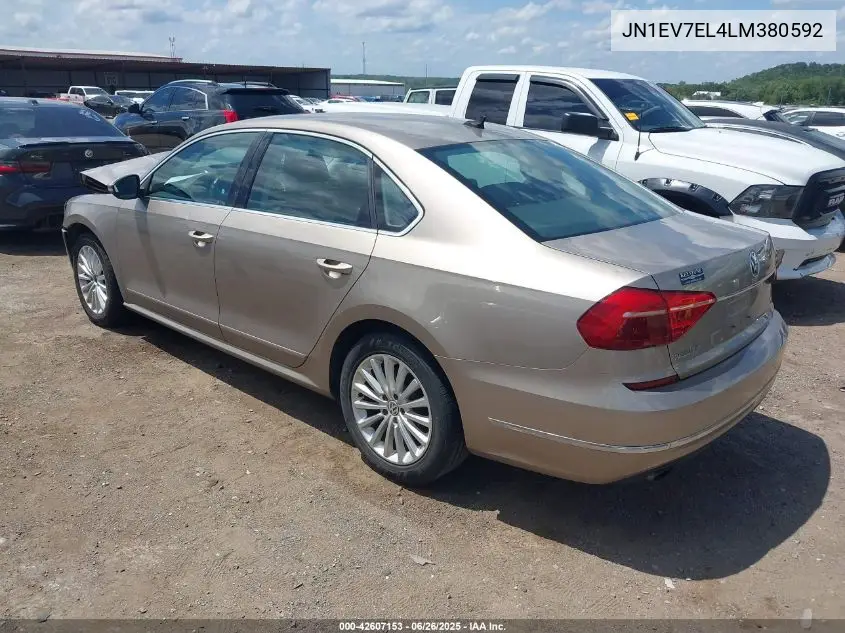 2020 Infiniti Q60 Luxe Awd VIN: JN1EV7EL4LM380592 Lot: 42607153