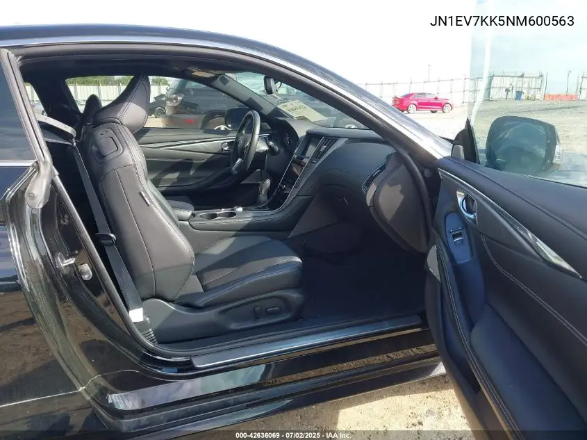 JN1EV7KK5NM600563 2022 Infiniti Q60 Luxe