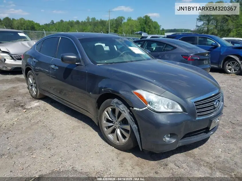 2014 Infiniti Q70 3.7X VIN: JN1BY1ARXEM320367 Lot: 42038028