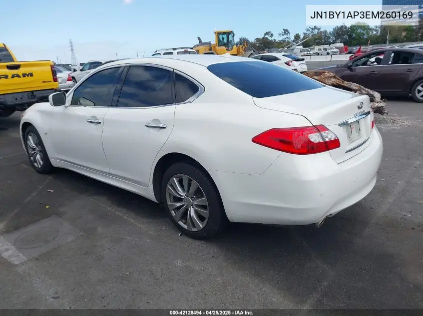 2014 Infiniti Q70 3.7 VIN: JN1BY1AP3EM260169 Lot: 42128494